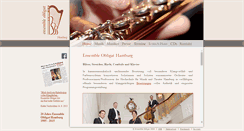 Desktop Screenshot of ensemble-obligat.de
